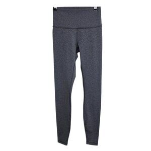 Lululemon Wunder Under High Rise Tight 31", Heathered Grey, Luxtreme, Size 6
